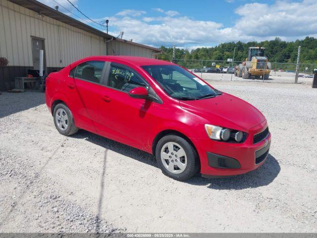  Salvage Chevrolet Sonic