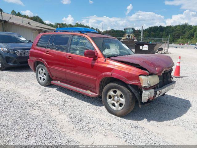  Salvage Toyota Highlander
