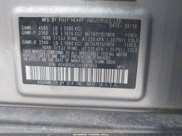 Subaru Outback 2.5i Image 11