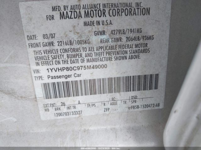 Mazda Mazda6 I Sport Ve Image 7