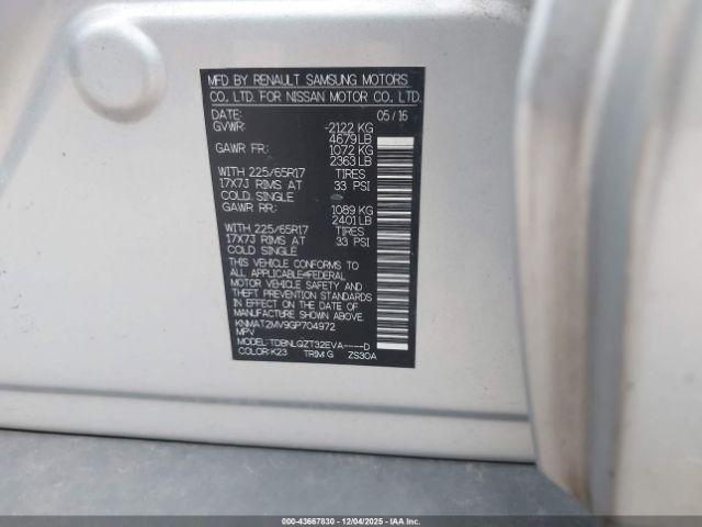 Nissan Rogue Sv Image 17