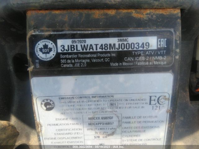 Can-Am Outlander X Mr 570 Image 2